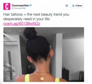 Illustration for article titled Black Twitter Creates #CosmoHeadlines After Magazine Says Hair Parts Are a New Trend